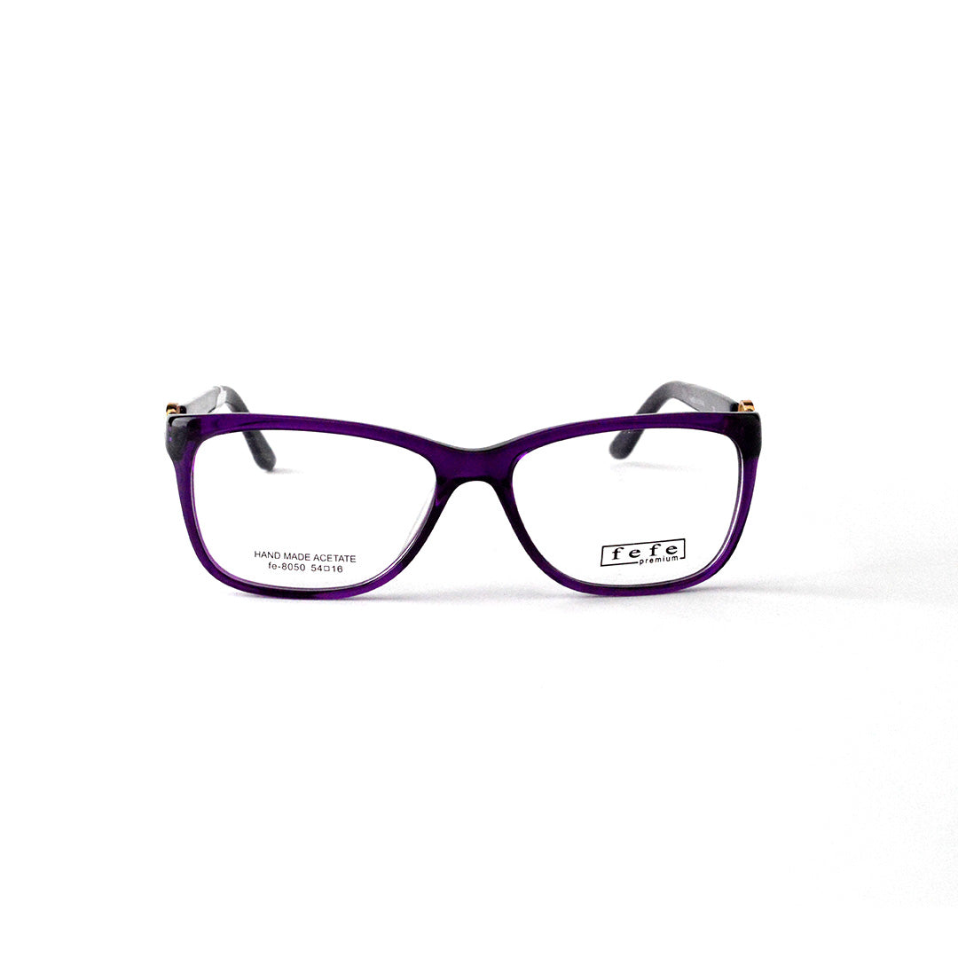 FEFE SEMI CAT EYE PURPLE LINE