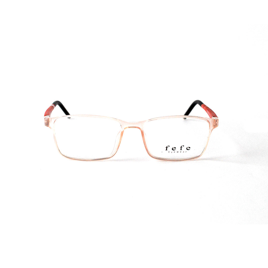 FEFE SQUARE TRANSPARENT PINK