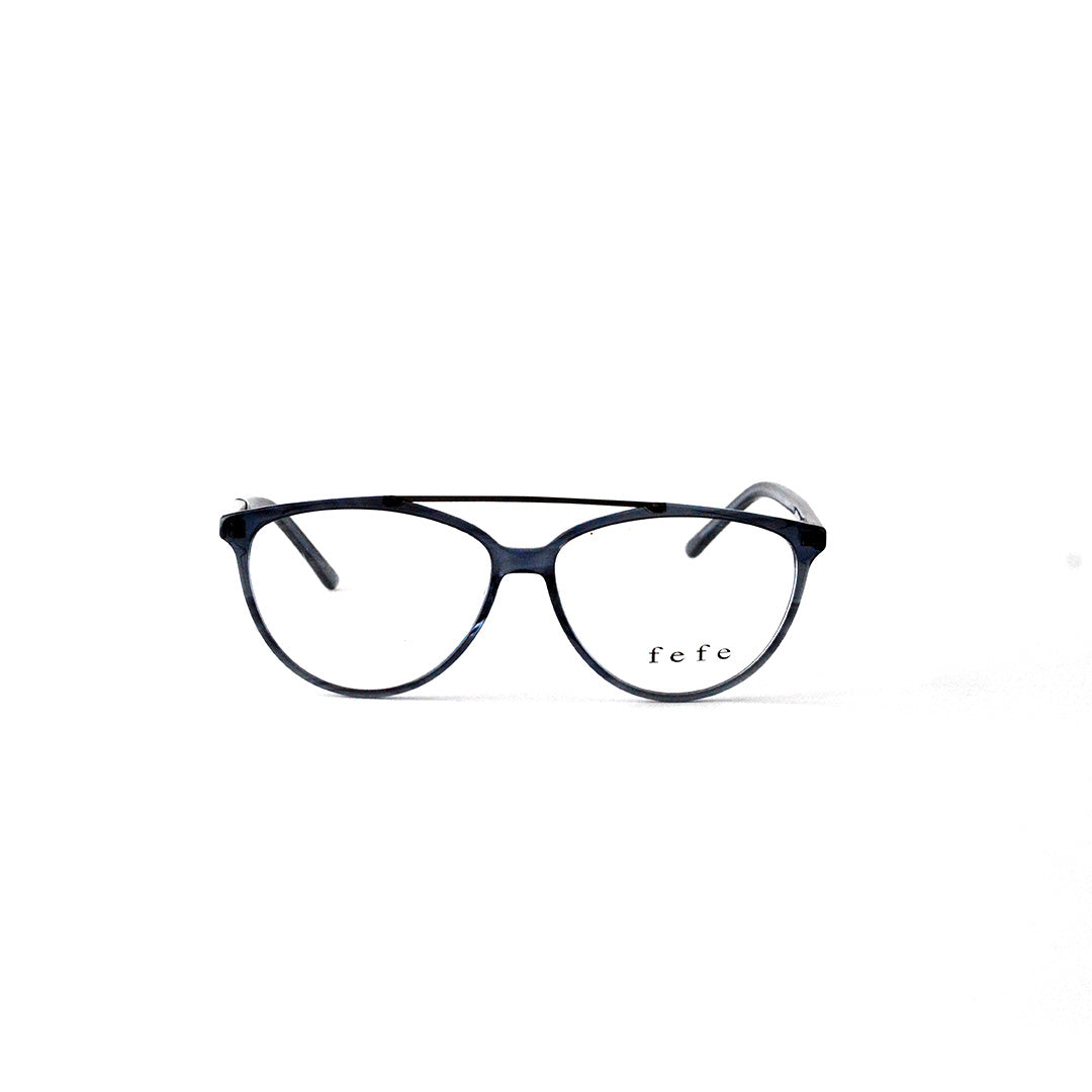 FEFE-CAT EYE TRANSPARENT BLUE