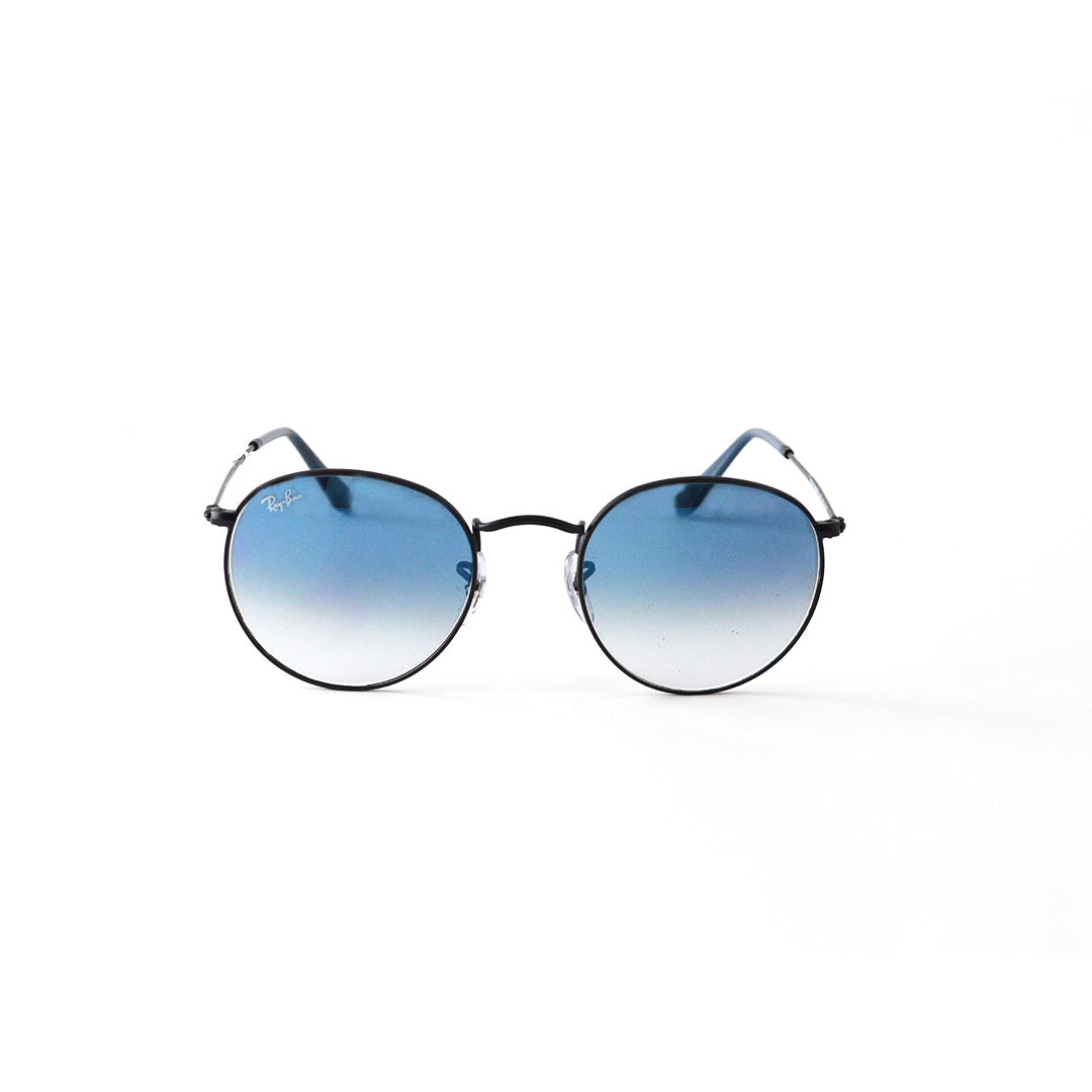 RAYBAN ROUND BLUISH BLACK