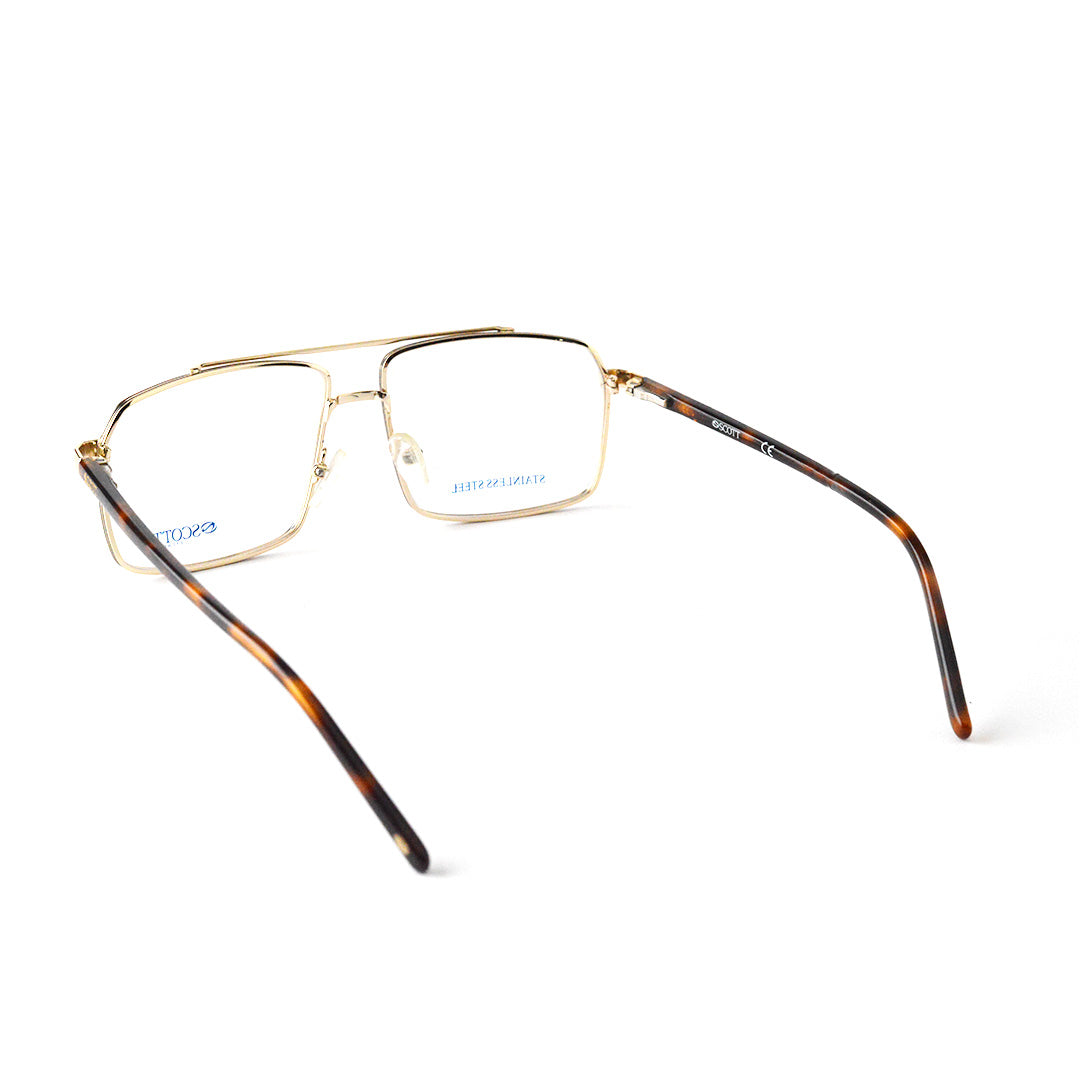 SCOTT OVAL METAL GOLD